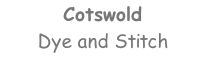 Cotswold Dye and Stitch